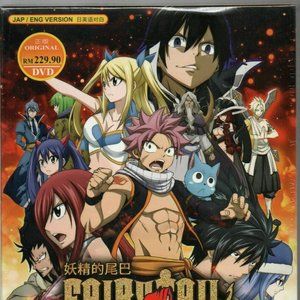 Fairy Tail Complete TV Series DVD Vol.1-328 End + 2 Movies  English Dub, Rare